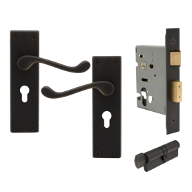 York Square Longplate - Euro Locking Set