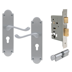 York Victorian Longplate - Euro Locking Set