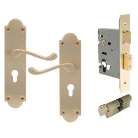 York Victorian Longplate - Euro Locking Set