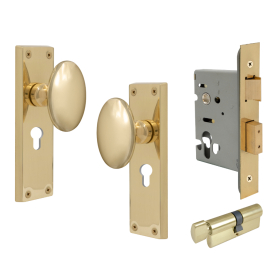 Camden Square Longplate - Euro Locking Set