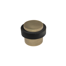 38mm Doorstop Floor Mount - 1 Piece - Brass