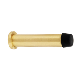 85mm Skirting Doorstop Slimline - Brass