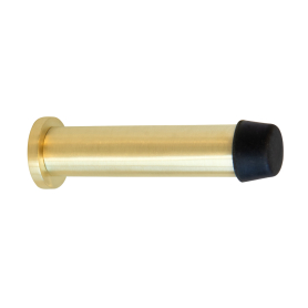 85mm Skirting Doorstop Slimline - Brass