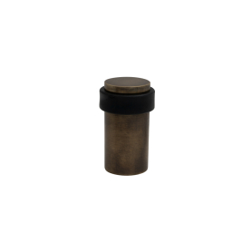 60mm Floor Mount Doorstop - Brass