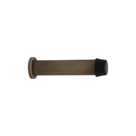 85mm Skirting Doorstop Slimline - Linear Knurl