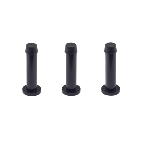 85mm Doorstop Concealed Skirting Fix 3pk