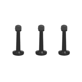 75mm Doorstop Concealed Skirting Fix 3pk