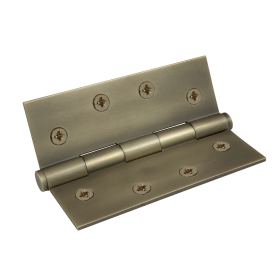 Hinge Brass Fixedpin Flat Tip 100mm x 75mm