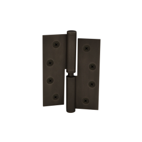 Hinge Brass Lift-Off LH Loose Pin Flat Tip 100mm x 75mm