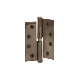 Hinge Brass Lift-Off RH Loose Pin Flat Tip 100mm x 75mm