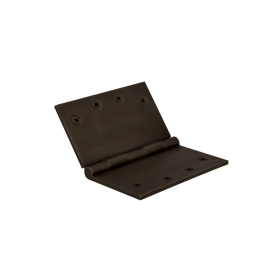 Hinge Brass Fixed Pin Flat Tip 100mm x 125mm