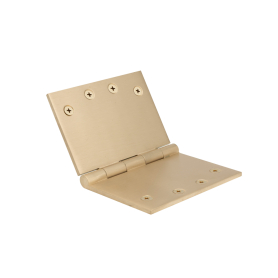 Hinge Brass Fixed Pin Flat Tip 100mm x 150mm