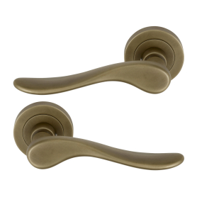 Haven 52mm Round Rose Lever Set