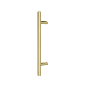 Brass Pull Handle Round 300mm OA - FF