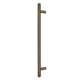 Brass Pull Handle Round 400mm OA - FF