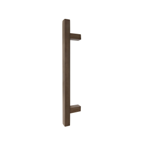Brass Pull Handle Square 300mm OA - FF