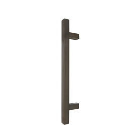 Brass Pull Handle Square 300mm OA - FF