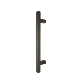 Brass Pull Handle Square 300mm OA - RF
