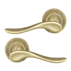 Haven 64mm Large Rose Lever Set