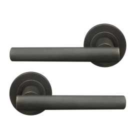 Charleston 52mm Round Rose Lever Set