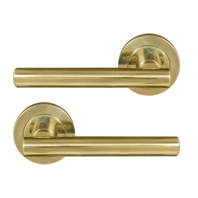 Charleston 52mm Round Rose Lever Set