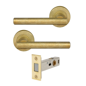 Charleston Round Rose Passage Set - Magn. Latch