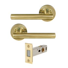 Charleston Round Rose Passage Set - Magn. Latch