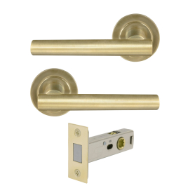 Charleston Round Rose Passage Set - Magn. Latch