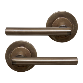 Charleston 64mm Large Rose Lever Set