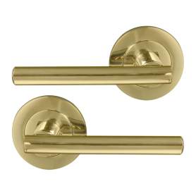 Charleston 64mm Large Rose Lever Set