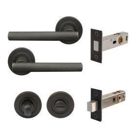 Charleston Round Rose Privacy Set - Magn. Latch