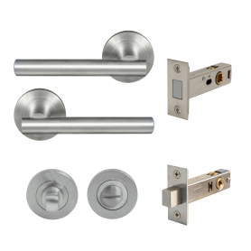 Charleston Round Rose Privacy Set - Magn. Latch