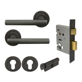 Charleston Round Rose Entrance Set - E48