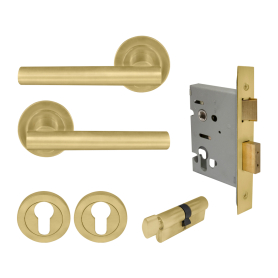 Charleston Round Rose Entrance Set - E48