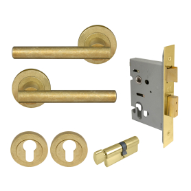 Charleston Round Rose Entrance Set - E48