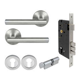 Charleston Round Rose Entrance Set - E85