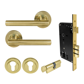 Charleston Round Rose Entrance Set - E85