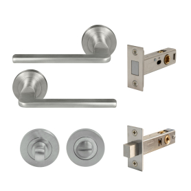 Chalet Round Rose Privacy Set - Magn. Latch