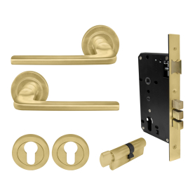 Chalet Round Rose Entrance Set - E85