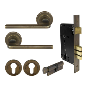 Chalet Round Rose Entrance Set - E85