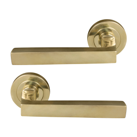 Federal 52mm Round Rose Lever Set