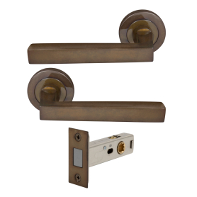 Federal Round Rose Passage Set - Magn. Latch