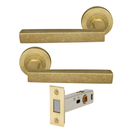 Federal Round Rose Passage Set - Magn. Latch