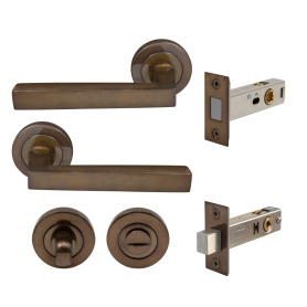 Federal Round Rose Privacy Set - Magn. Latch