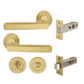 Federal Round Rose Privacy Set - Magn. Latch