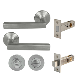 Federal Round Rose Privacy Set - Magn. Latch