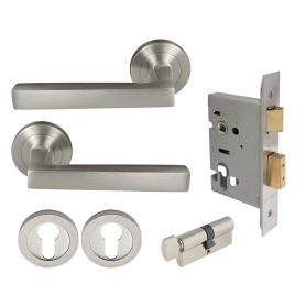 Federal Round Rose Entrance Set - E48