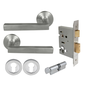 Federal Round Rose Entrance Set - E48