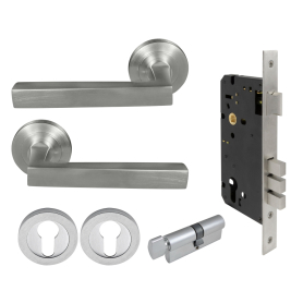 Federal Round Rose Entrance Set - E85