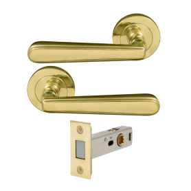 Villa Round Rose Passage Set - Magn. Latch